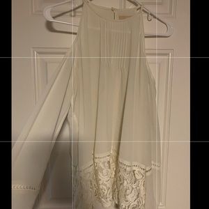 Michael Kors cold shoulder blouse